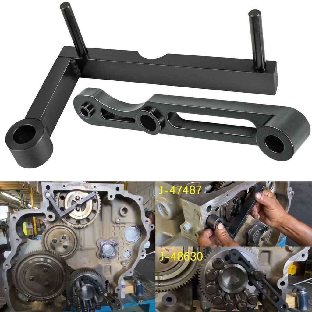 J-47487 & J-48630 Engine Gear Train Timing Tool Kit for Detroit Diesel DD13 DD15
