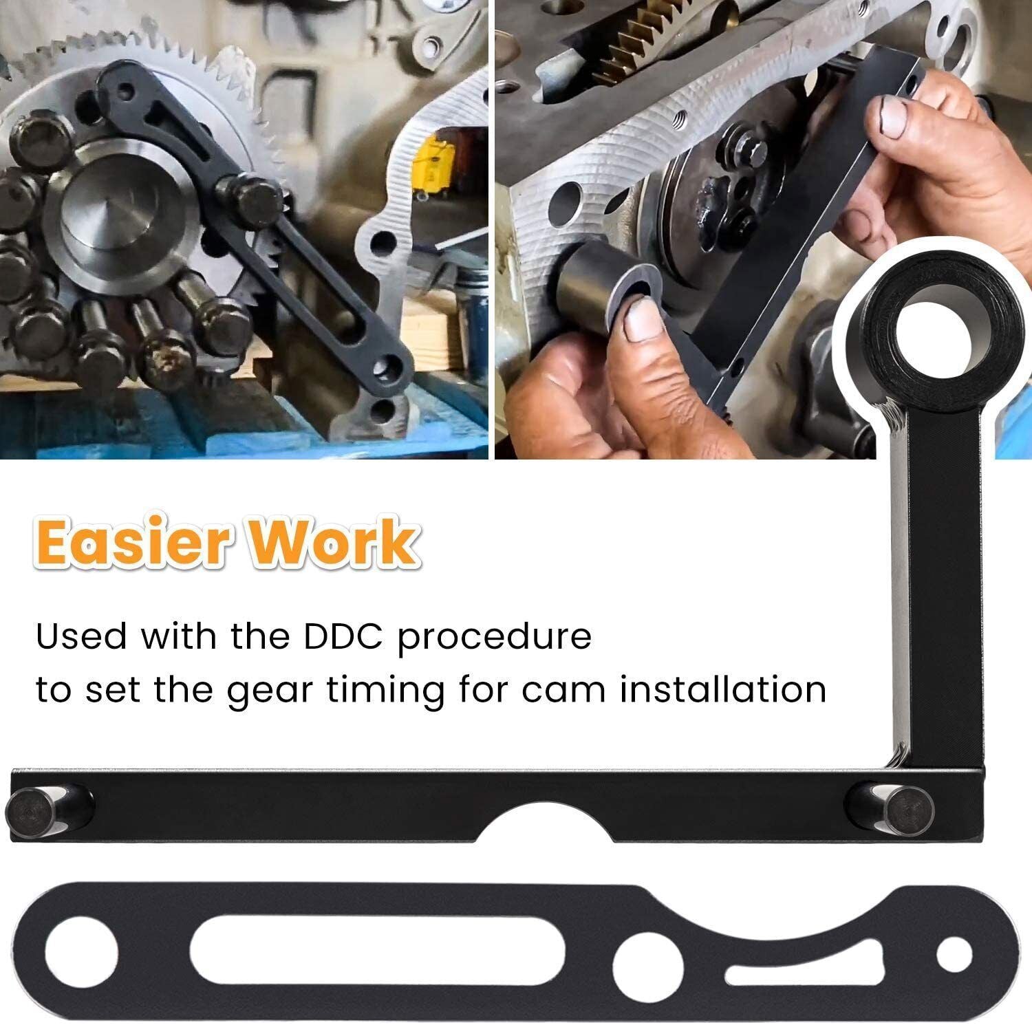 J-47487 & J-48630 Engine Gear Train Timing Tool Kit for Detroit Diesel DD13 DD15