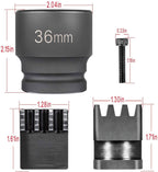 22100 Flywheel Locking Holder Tool & 36mm 3/4" Socket for 6.6L Duramax