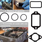 10263 Oil Cooler Seal Install Kit for GM 6.6L Duramax 2001-2010 LB7 LLY LBZ LMM