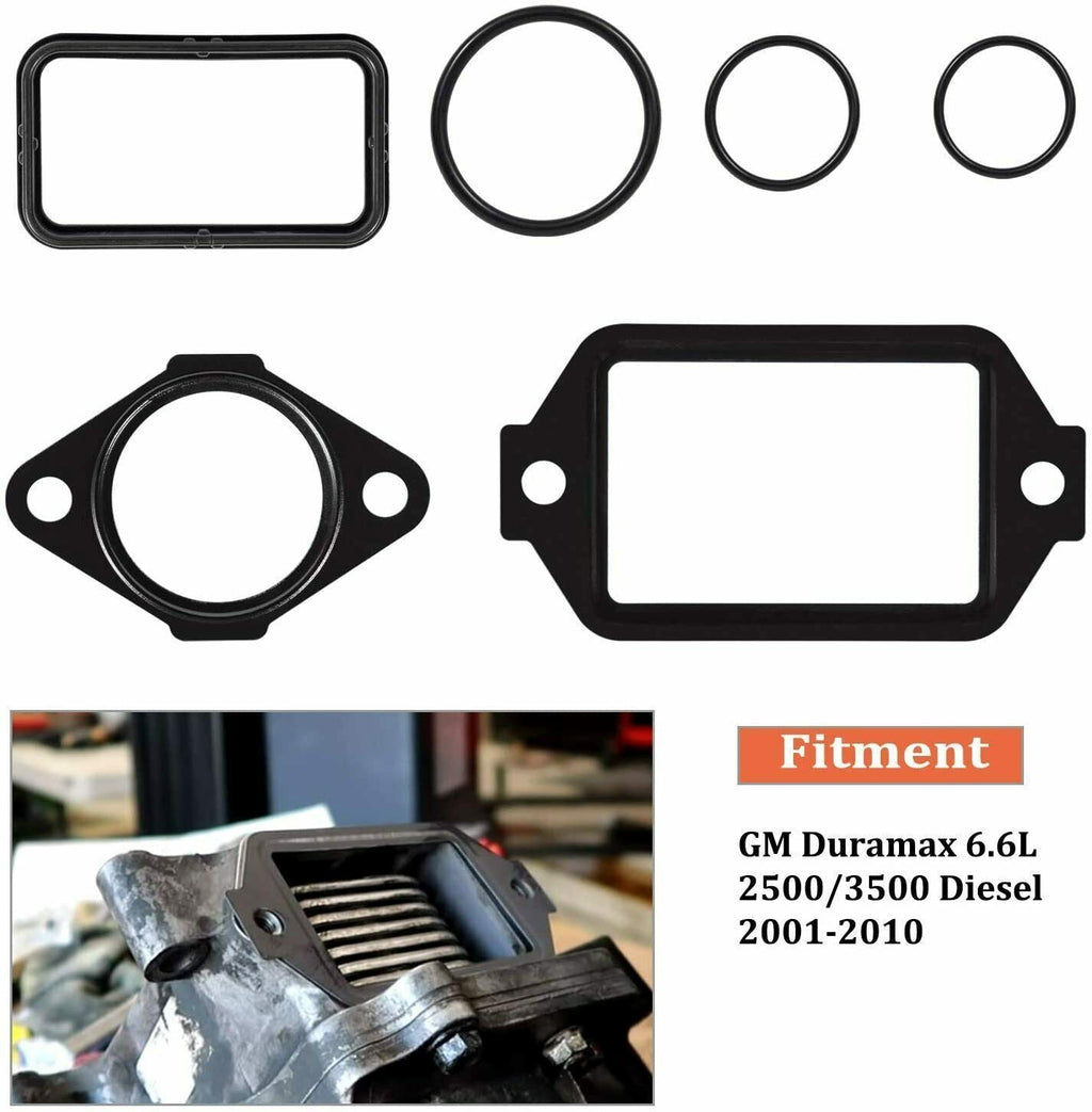10263 Oil Cooler Seal Install Kit for GM 6.6L Duramax 2001-2010 LB7 LLY LBZ LMM
