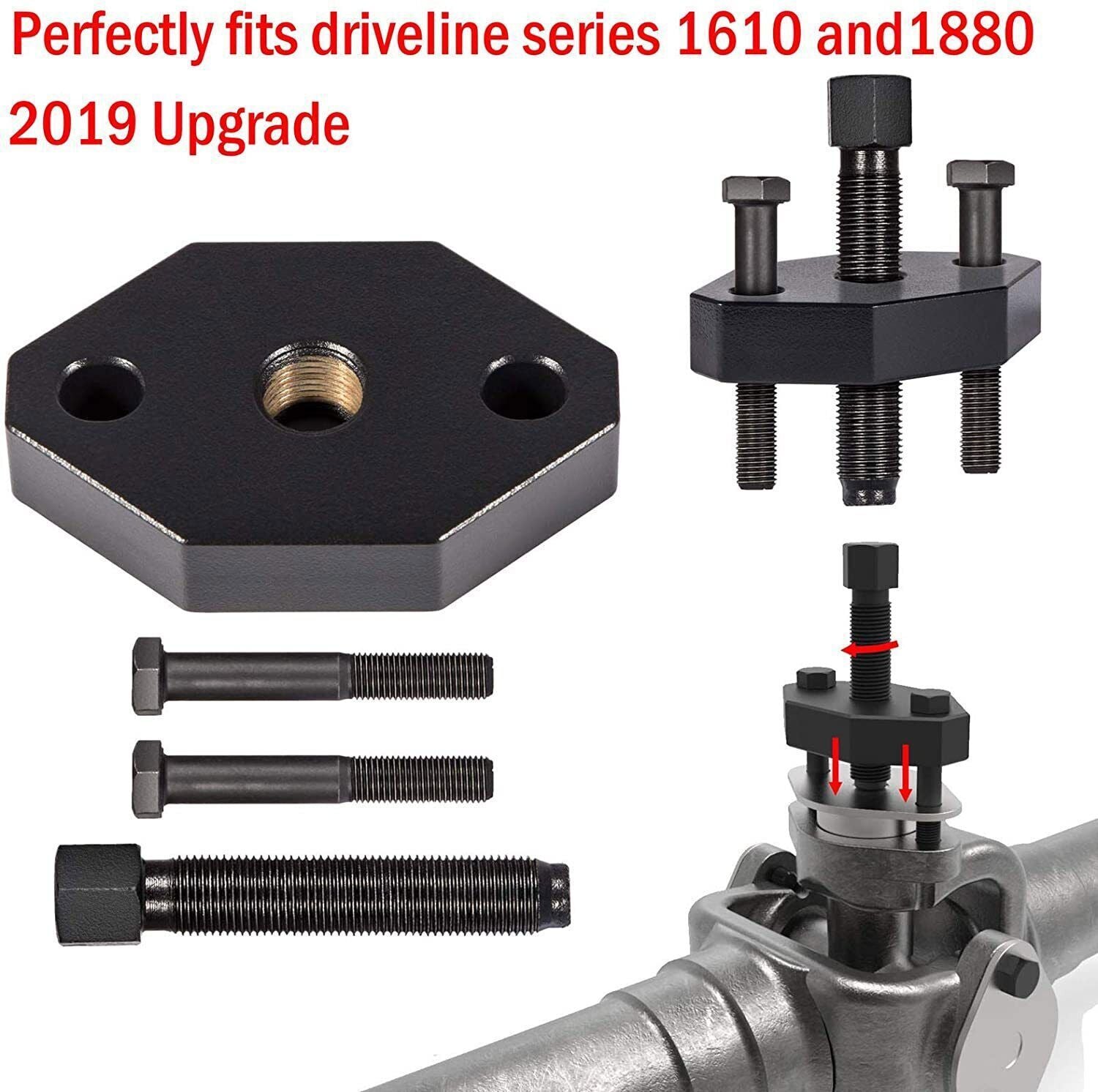 5192 Heavy-Duty Bearing Cup Installer Tool Bolt U-Joint for Series 1610 to 1880