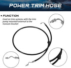 18-2110 Hydraulic Power Trim Hose #32-88005 for Mercury Mariner Outboard Motors