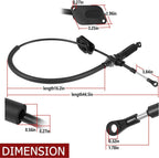 Shift Shifter Cable for Isuzu Rodeo/Amigo Passport 1998-2004 8-97124-855-3