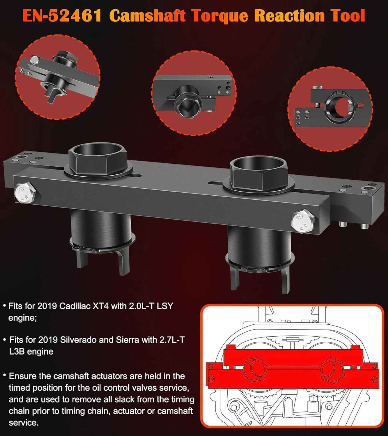 EN-52461 EN-52462 EN-52476 Engine Camshaft Locking & Alignment Timing Tools Set
