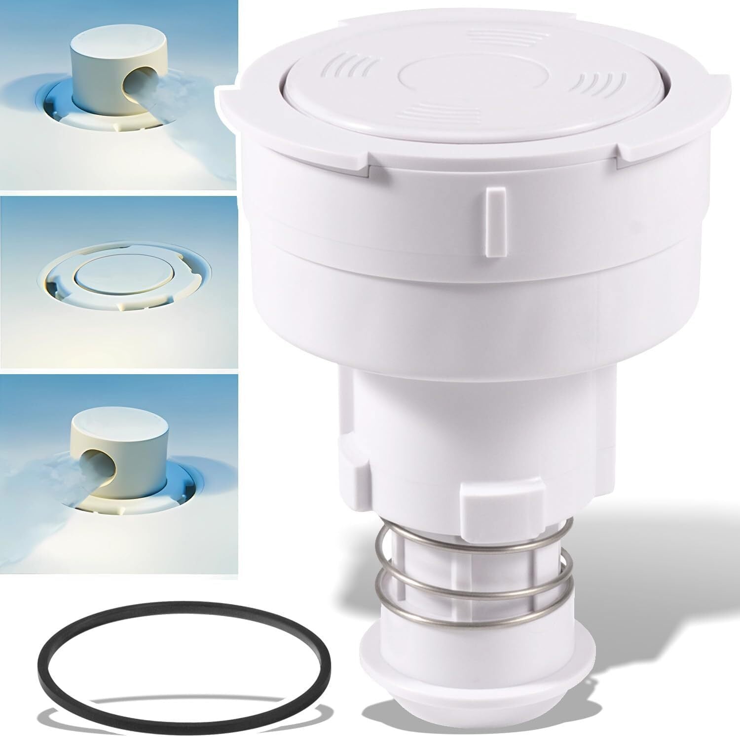 Rotating PopUp Head Nozzel Replacement for PCC2000 in-Floor Cleaning System