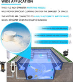 Rotating PopUp Head Nozzel Replacement for PCC2000 in-Floor Cleaning System