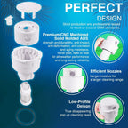 Rotating PopUp Head Nozzel Replacement for PCC2000 in-Floor Cleaning System
