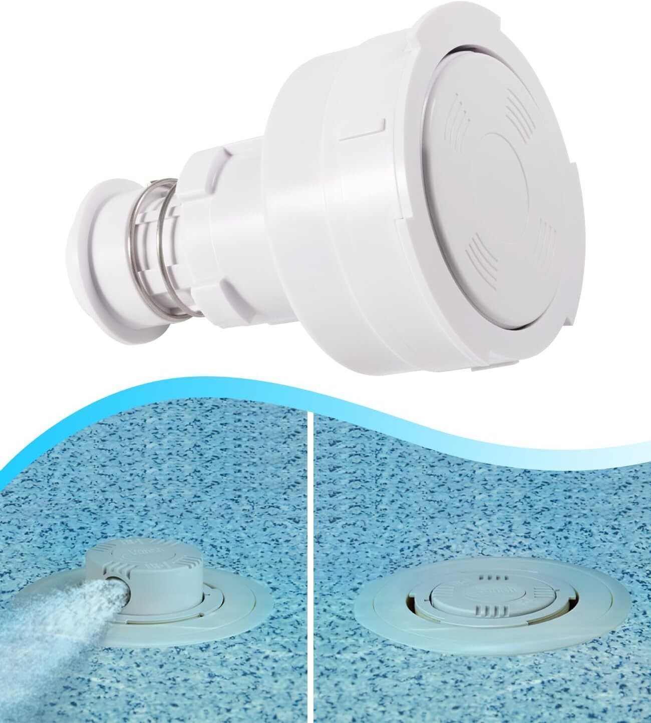 Rotating PopUp Head Nozzel Replacement for PCC2000 in-Floor Cleaning System