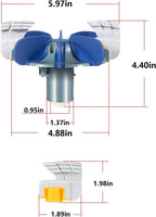 2PCS R0714300 Cyclonic Scrubbing Turbine Assembly For Zodiac MX6/8, MX6/8 Elite