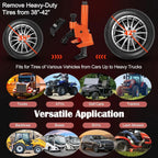 Manual Tire Bead Breaker 38"-42" Tires Repair Tool with Rubber Pad Protector