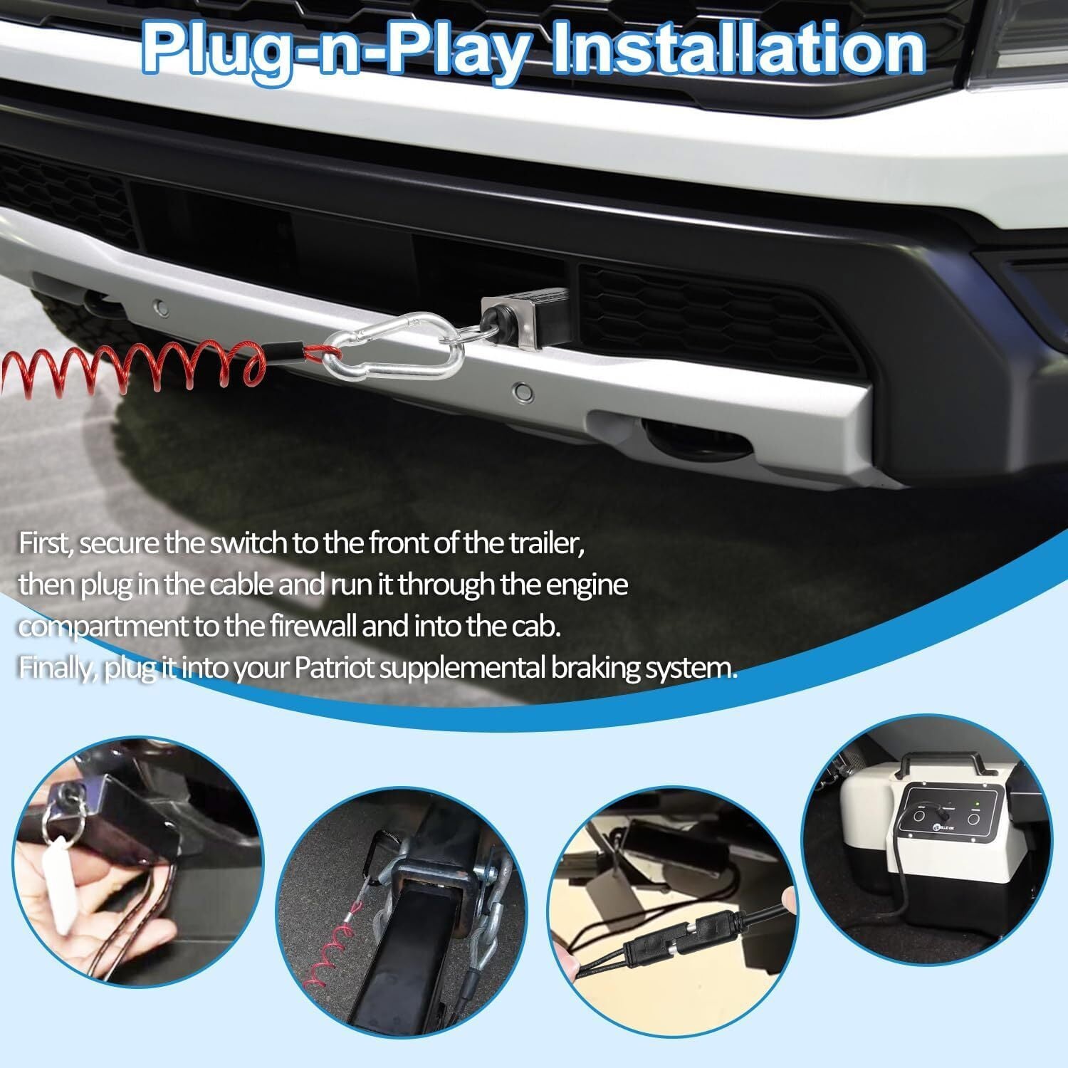 BRK2505 Breakaway Switch Kit For Blue Ox Patriot BRK2012 Patriot II BRK2010/2016