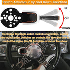 Bezel Control Switch Blinker Trim/Jack Plate For Seastar Hydraulic PT1000-1P, 2P