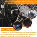 Bezel Control Switch Blinker Trim/Jack Plate For Seastar Hydraulic PT1000-1P, 2P