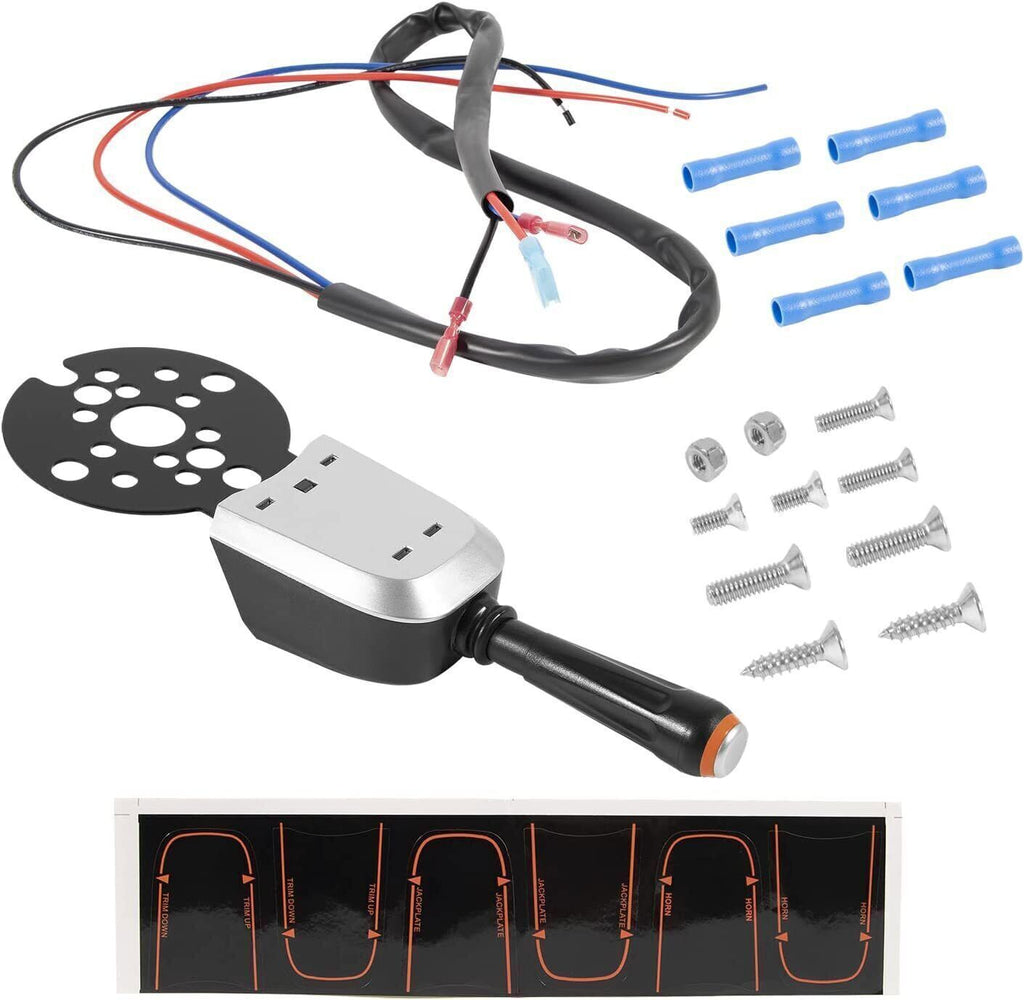 Bezel Control Switch Blinker Trim/Jack Plate For Seastar Hydraulic PT1000-1P, 2P