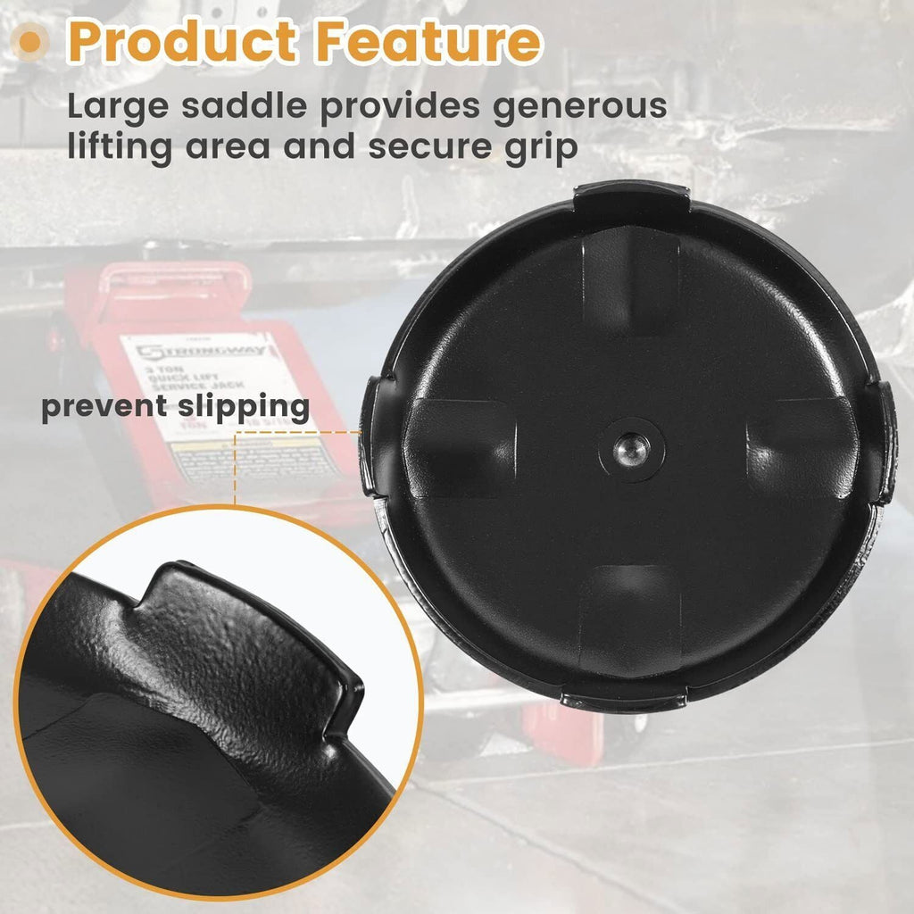 Floor Jack Saddle 6.75 Inch Diameter, 1-3/16 Inch Diameter Stem Fits Many Models