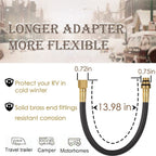 For 14mm & 18mm Spark Plug Threads 19700 Air Valve Holder 12" Flexible Hose