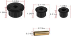 KJ02008BK Rear Spring Shackle Bushings for 1984-2098 Jeep Cherokee XJ 2.2109G