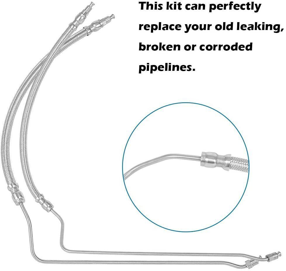 Trim Tilt Hydraulic Ram Cylinder Hose Kit for Mercruiser Alpha One Gen Two 1 2