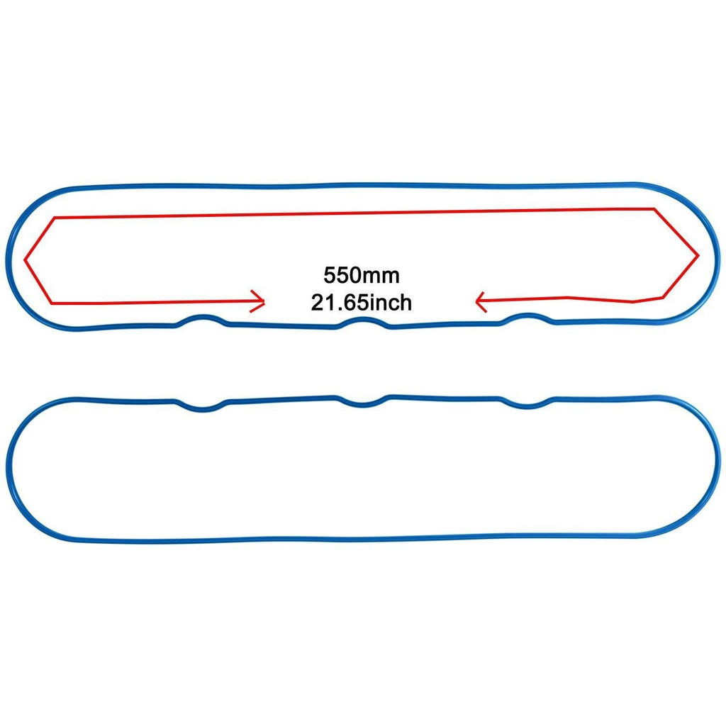 Valve Cover Graphite Gasket Set Grommets Kit for Chevy GMC 4.8/5.3/6.0/6.2/7.0L