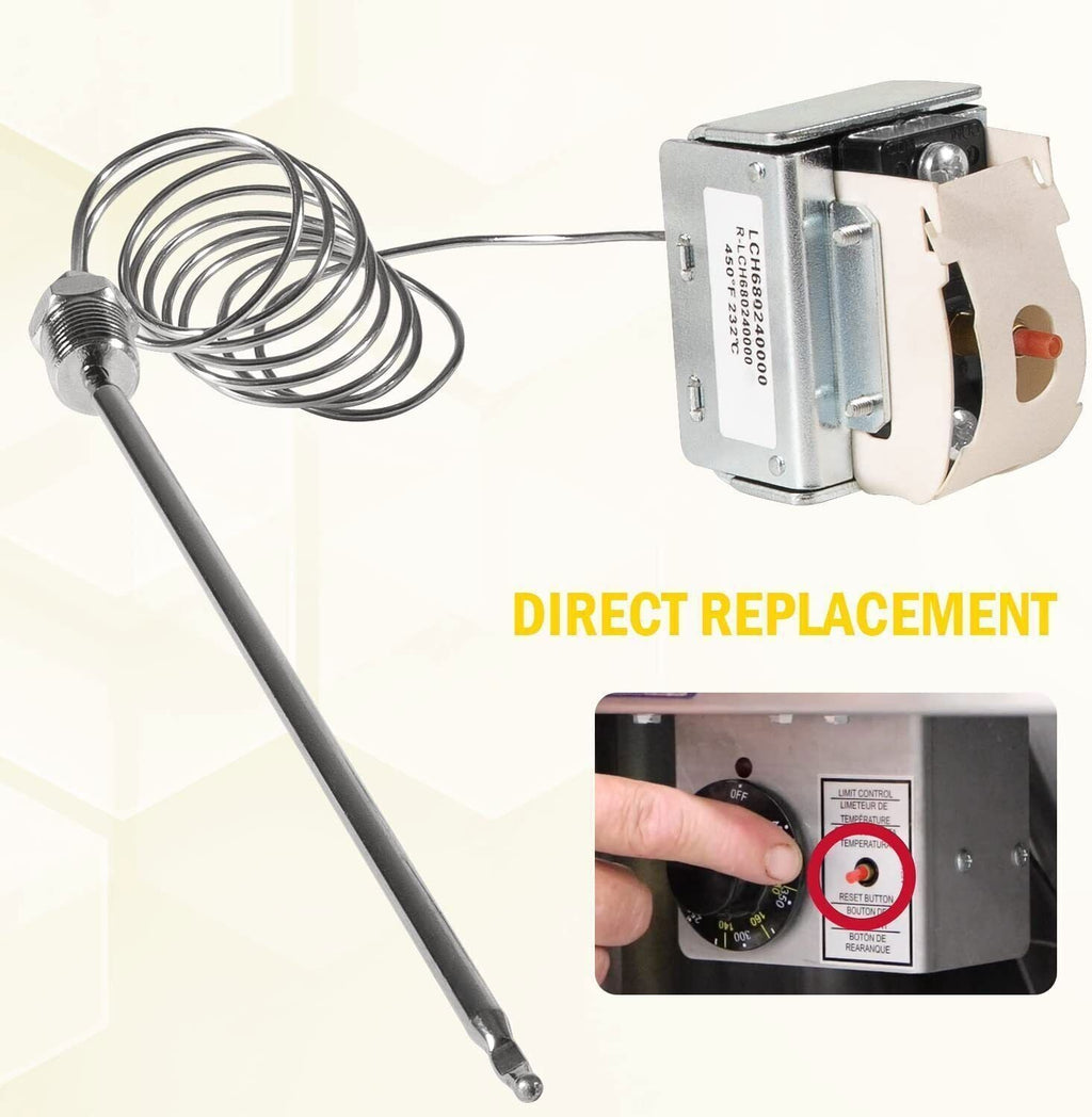 PP10084 LCHM050300000 High Limit Switch for Pitco / Gas Fryer Safety Thermostat