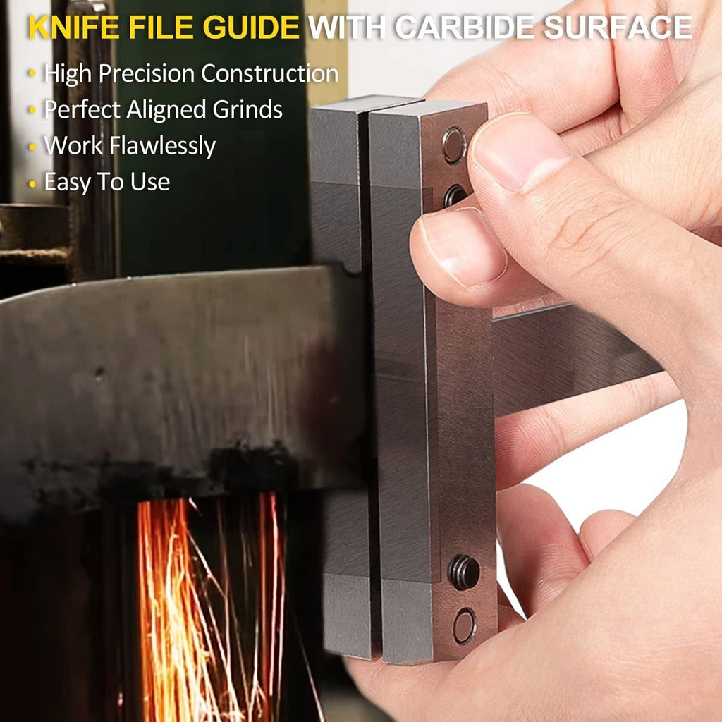Hardened File Guide with Carbide Surface For Knife Making Knife Maker Tool