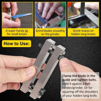 Hardened File Guide with Carbide Surface For Knife Making Knife Maker Tool