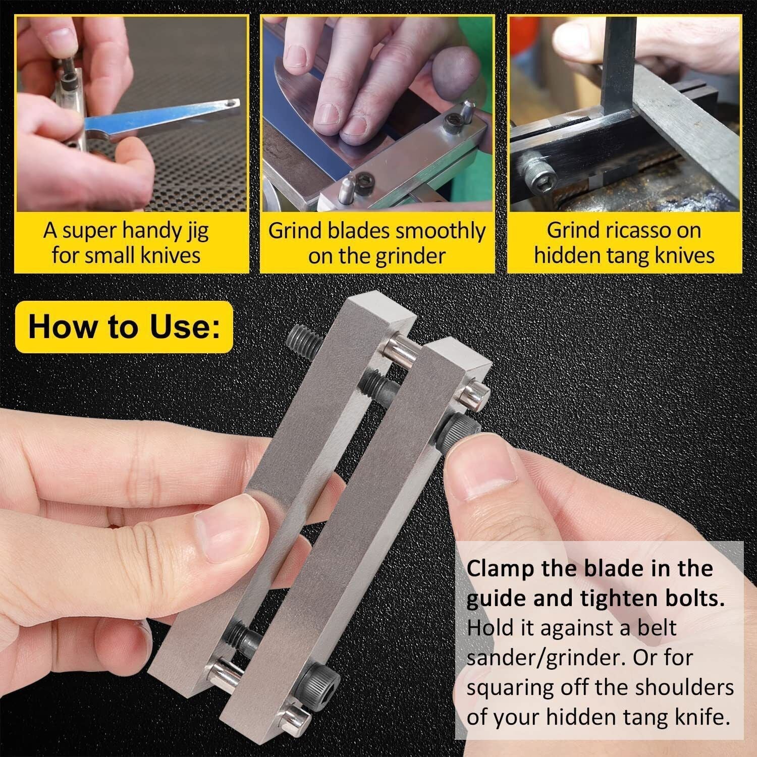 Hardened File Guide with Carbide Surface For Knife Making Knife Maker Tool