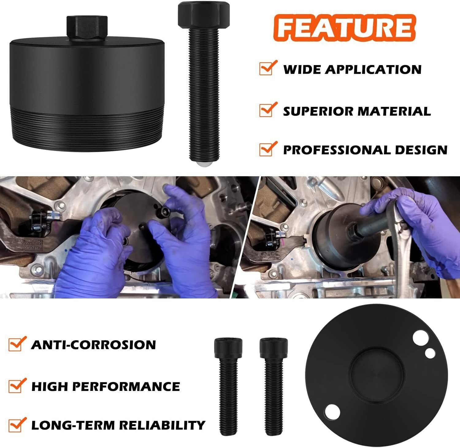 303-1513 Rear Crankshaft Seal Remover Tool For Ford 6.7L Powerstroke Alt ST-148