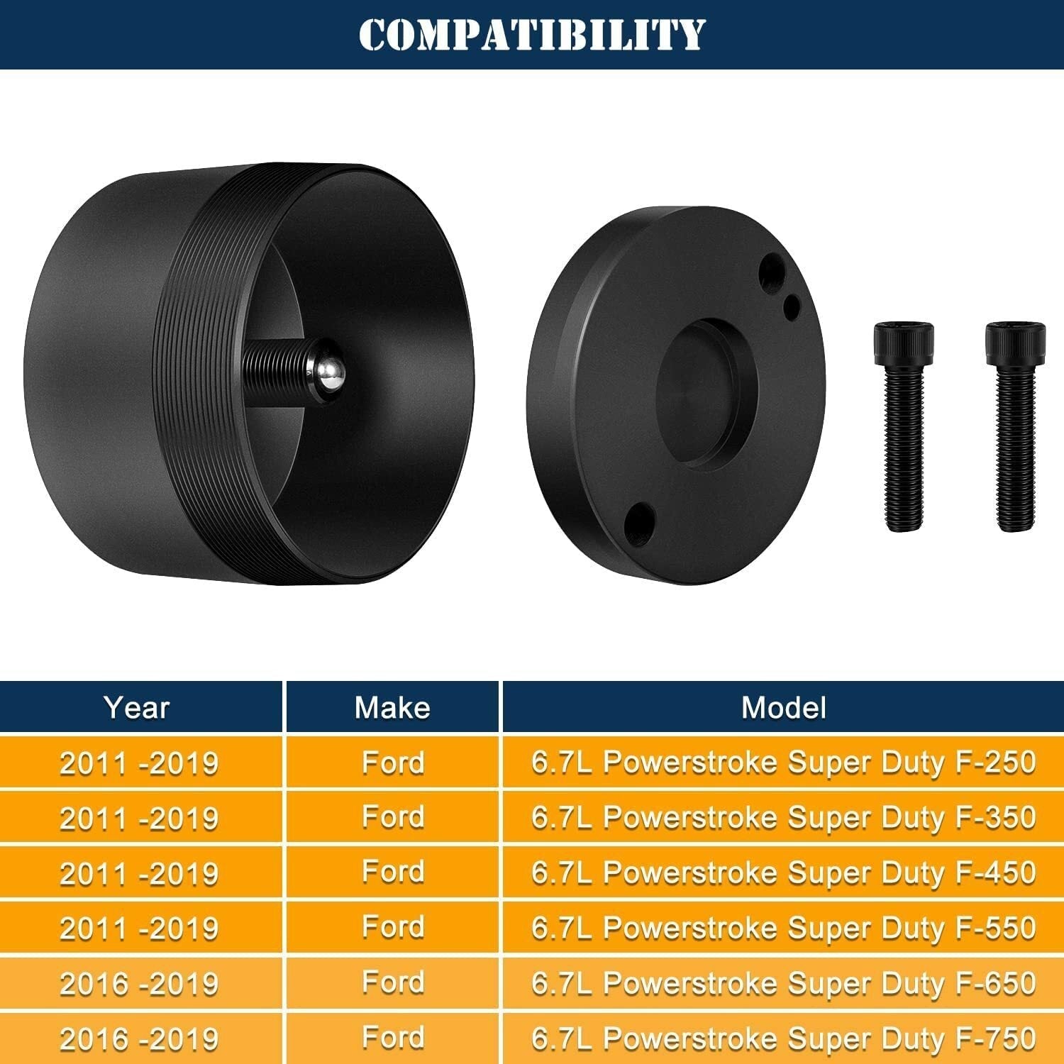 303-1513 Rear Crankshaft Seal Remover Tool For Ford 6.7L Powerstroke Alt ST-148
