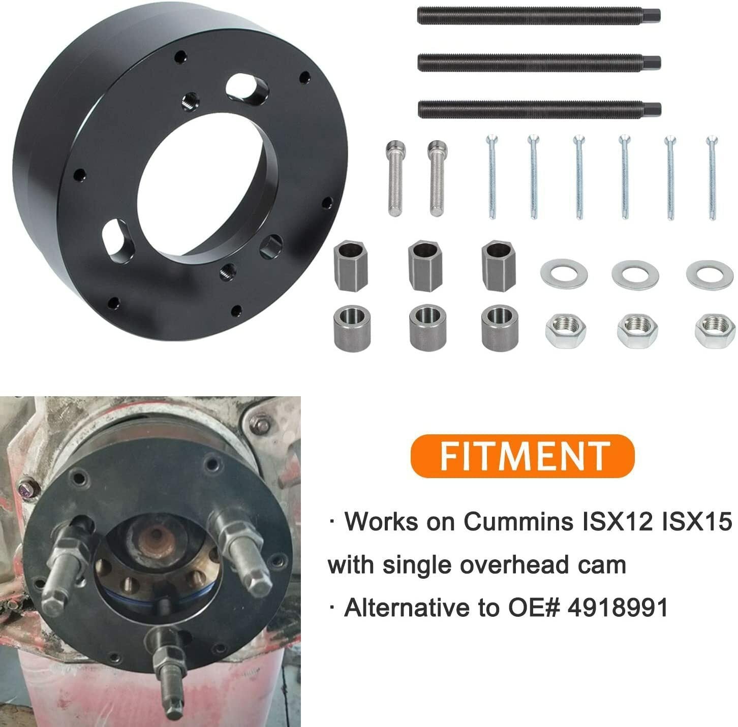 For Cummins ISX12 & ISX15 Crankshaft Front Seal & Wear Sleeve Remover Installer