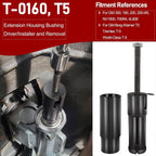 Extension Housing Bushing Installer T-0160 & Removal Transmission Tool for GM