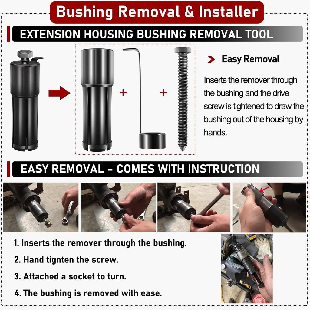 Extension Housing Bushing Installer T-0160 & Removal Transmission Tool for GM