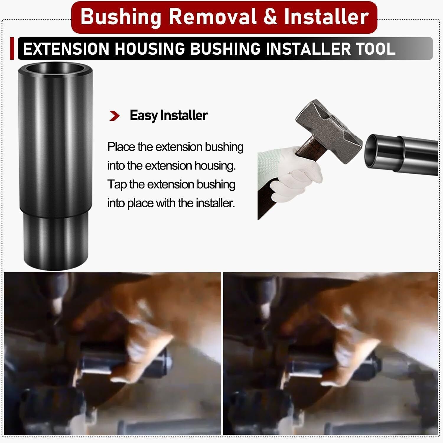 Extension Housing Bushing Installer T-0160 & Removal Transmission Tool for GM