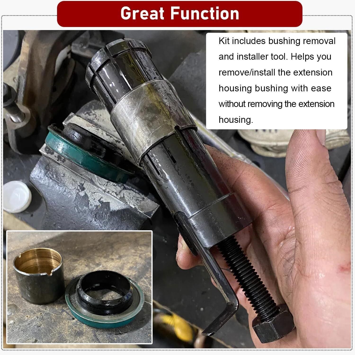 Extension Housing Bushing Installer T-0160 & Removal Transmission Tool for GM