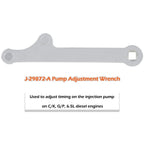 C/K G/P GM 6.2/6.5L Diesel Engine Injection Pump Tool Adjusting Wrench J-29872-A