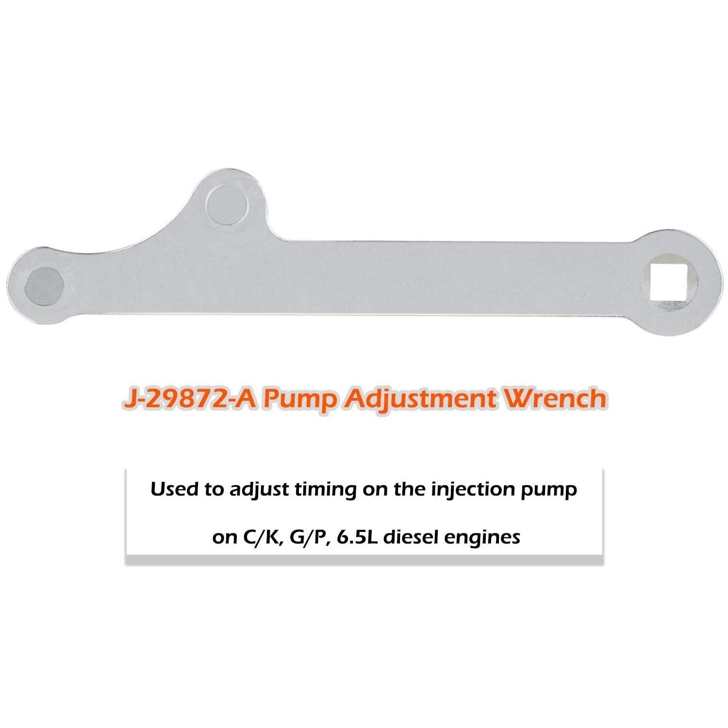 C/K G/P GM 6.2/6.5L Diesel Engine Injection Pump Tool Adjusting Wrench J-29872-A