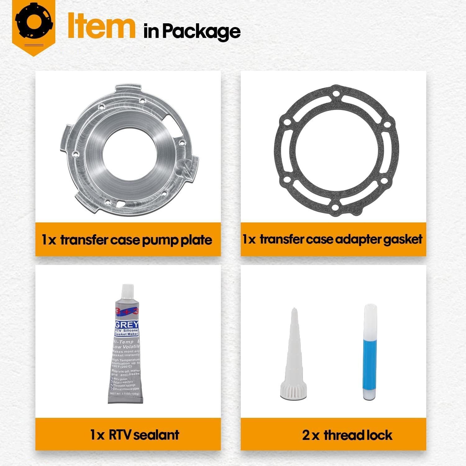 10001 Transfer Case Pump Upgrade Kit for GM Transfer Case 136,146,246,261, 263HD