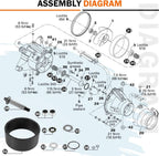 For 1994-2002 SeaDoo Jet Pump Rebuild Kit Wear Ring Impeller Shaft Seal Oil Tool