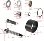 For 1994-2002 SeaDoo Jet Pump Rebuild Kit Wear Ring Impeller Shaft Seal Oil Tool