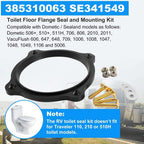 Dometic Sealand 385310063 Floor Flange Seal Replacement Kit W/ Mounting Hardware