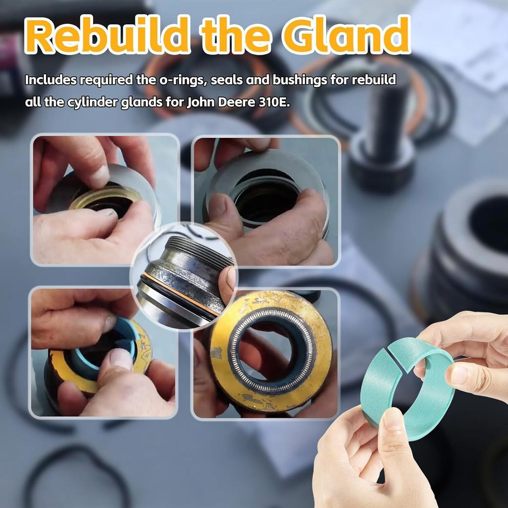 Whole Machine Hydraulic Cylinder Repair Seal Kit for John Deere JD 310E Backhoe