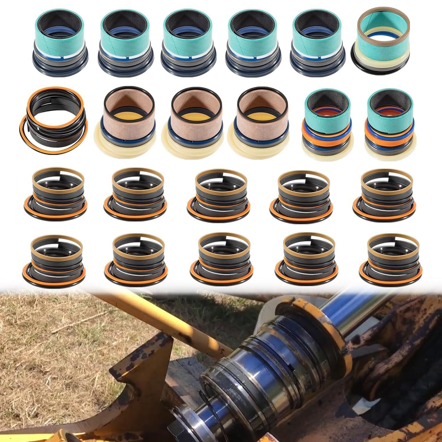 Whole Machine Hydraulic Cylinder Repair Seal Kit for John Deere JD 310E Backhoe