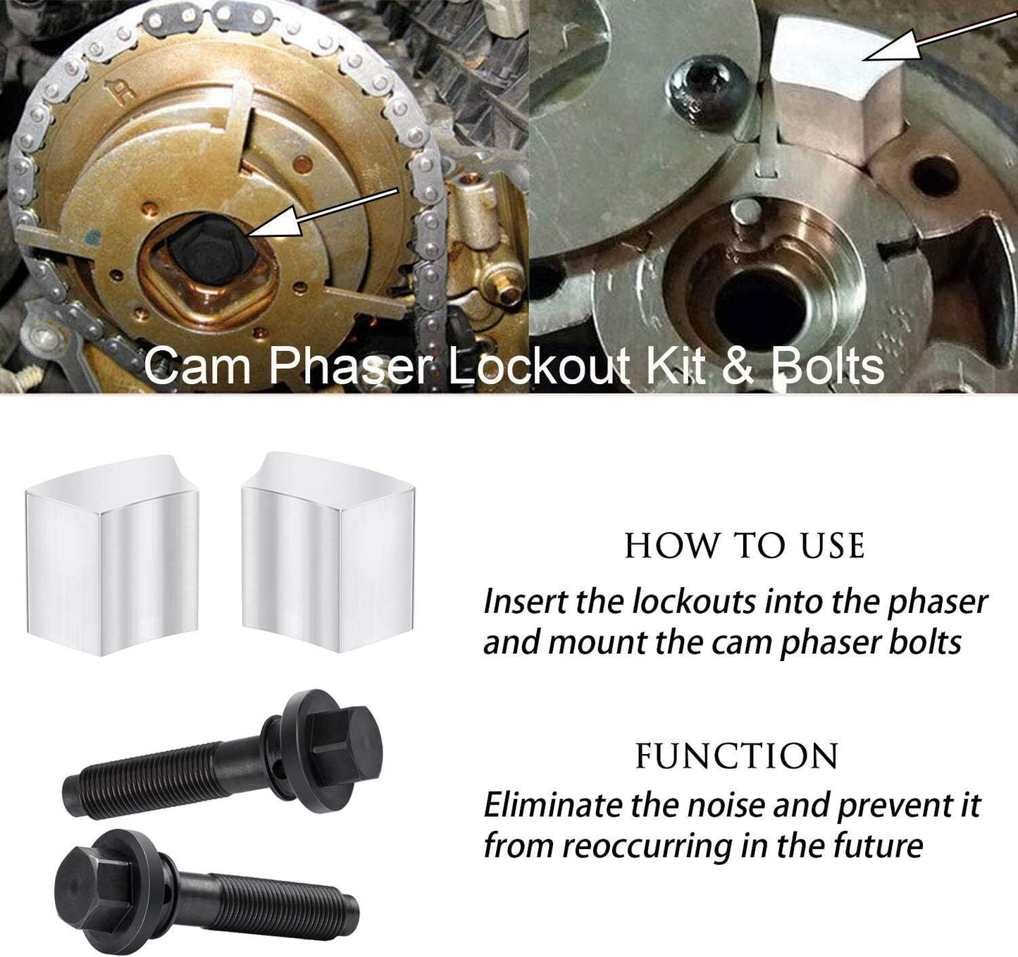 Cam Phaser Lock Out Kit for Ford 5.4L and 4.6L 3 Valve Engines