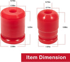 1-1303 & 1-1304 Polyurethane Front & Rear Bump Stop for Jeep Wrangler JK/JKU 4PC