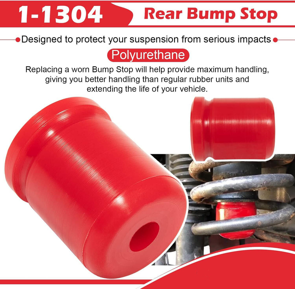 1-1303 & 1-1304 Polyurethane Front & Rear Bump Stop for Jeep Wrangler JK/JKU 4PC