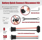Trolling Motor Quick Connect Plug Marine Battery Connector for Newport Kayak