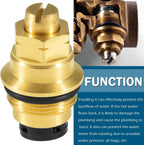 12318 Stop-Check Valve Kit for Moen Legend Icon One-Handle Tub & Shower Faucets