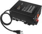 55 Amp RV Power Converter, 110VAC to 12VDC, 55A RV Power Converter Charger, Lith