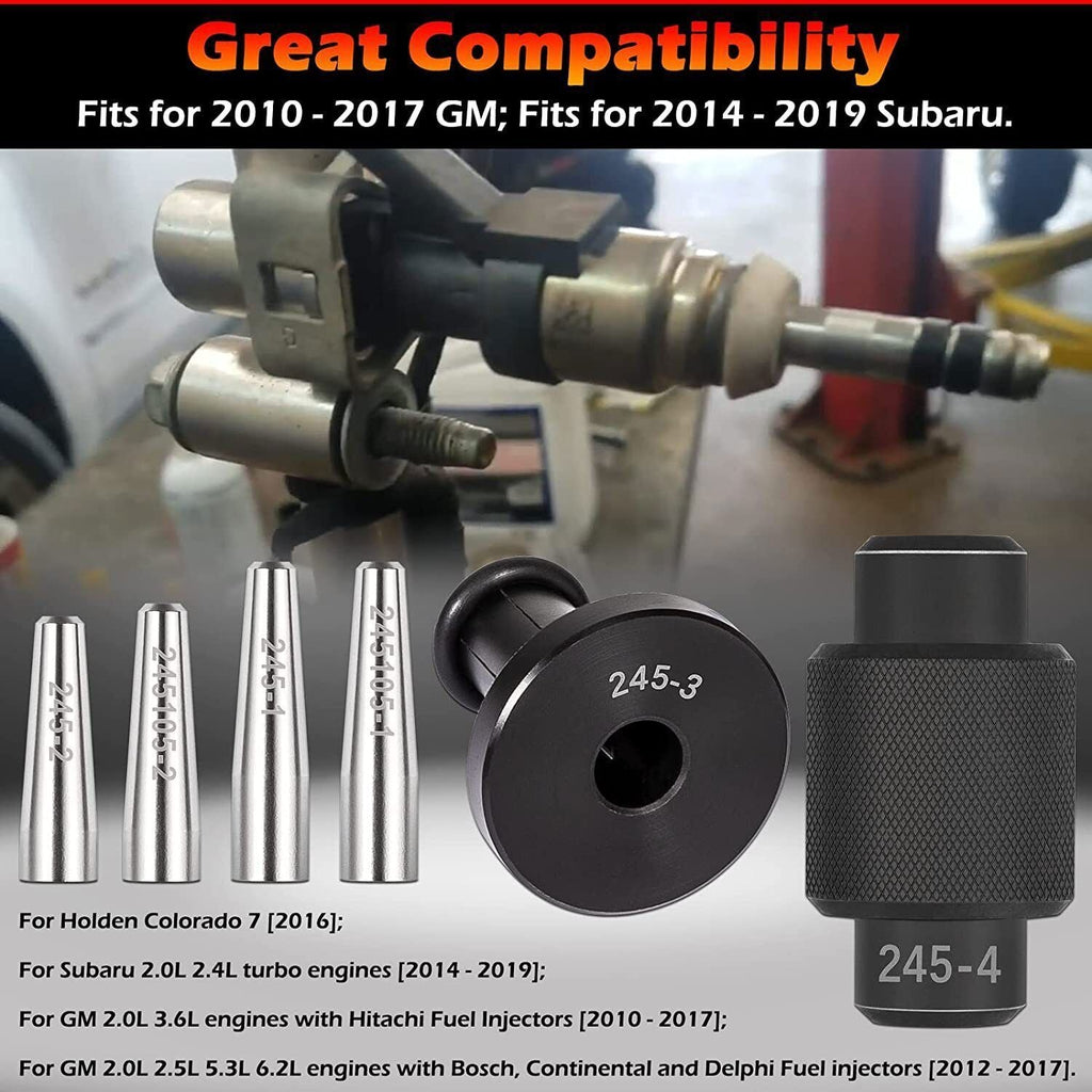 Fuel Injector Seal Install Tool Kit EN-49245 & EN-51105 For GM 245 Subaru Bosch